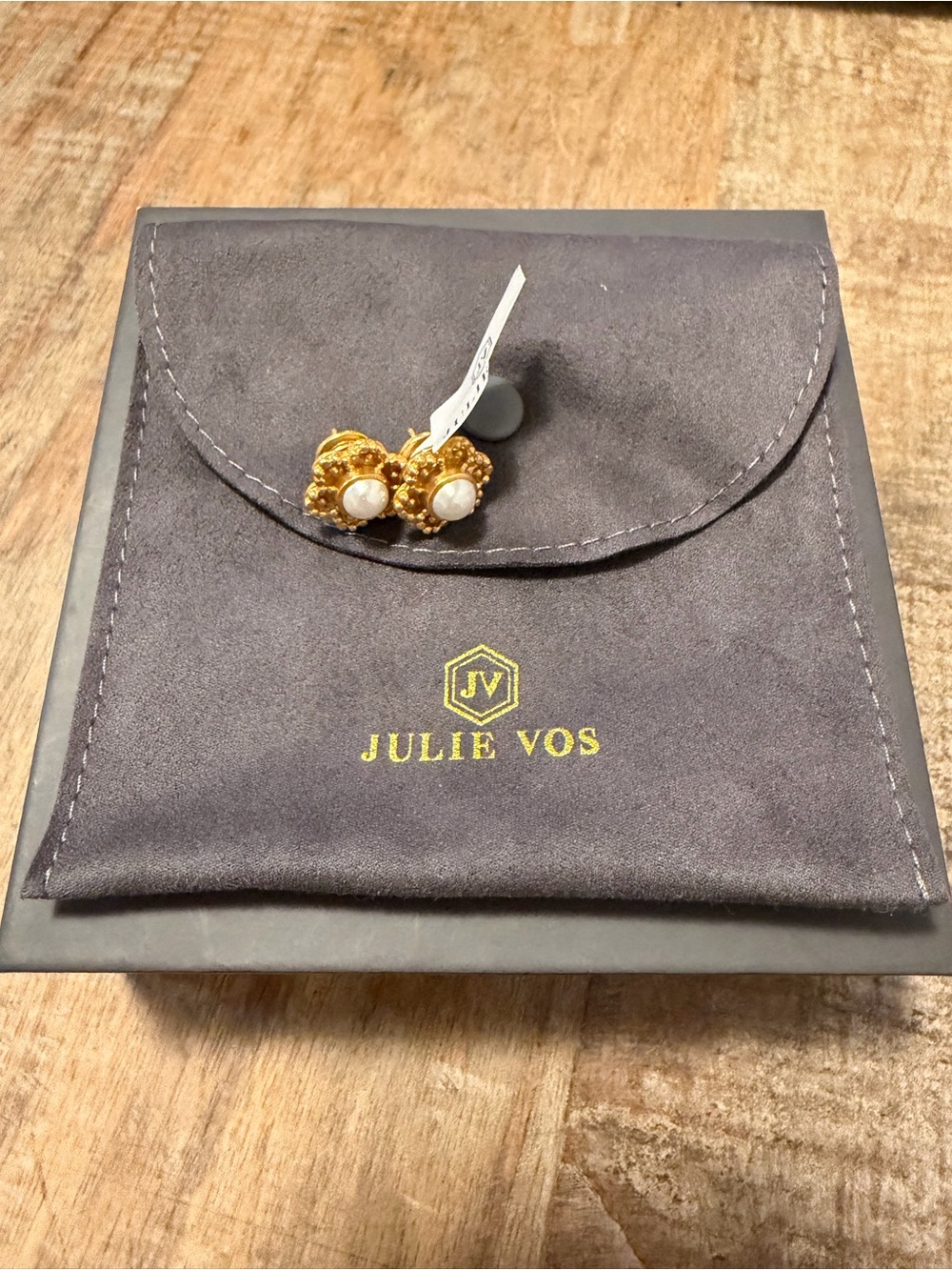 NWT Colette Studs from Julie Vos. Comes with box and dust bag